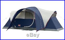 Coleman Elite Montana 8 Person 16x7' Family Camping Tent with WeatherTec & Rainfly