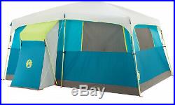 Coleman Fast Pitch Waterproof Outdoor 8 Person Instant Camping Cabin Family Tent