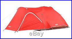 Coleman Hooligan 4 Person Waterproof Backpacking Camping Dome Tent with Rainfly