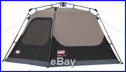 Coleman Instant 4 Person Easy Set Up Tent Cabin Waterproof Family Camping Hiking