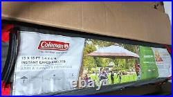 Coleman Instant Beach Canopy Comfort grip for Camping & Hiking 13 x 13 Feet