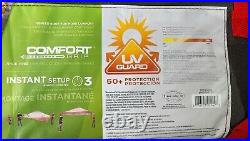 Coleman Instant Beach Canopy Comfort grip for Camping & Hiking 13 x 13 Feet