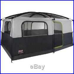 Coleman Prairie Breeze 9-Person Cabin Tent, Black and Grey Finish