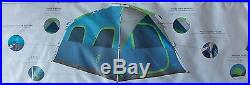 Coleman Signal Mountain 8 Person Instant Tent NEW Fits 2 Queen Airbeds
