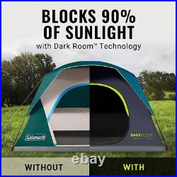Coleman Skydome 6 Person Tent with Dark Room Technology, Multicolor (Open Box) Coleman Skydome 6 Person Tent with Dark Room Technology, Multicolor (Open Box)