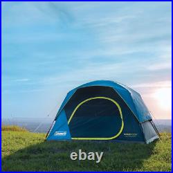 Coleman Skydome 6 Person Tent with Dark Room Technology, Multicolor (Open Box) Coleman Skydome 6 Person Tent with Dark Room Technology, Multicolor (Open Box)