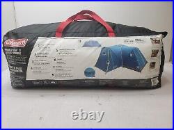 Coleman Skydome 8-Person Camping Tent Single Room Easy Up Blue 12x9x6.4 New