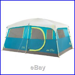 Coleman Tenaya Lake 8 Person Fast Pitch Instant Cabin Camping Tent with WeatherTec