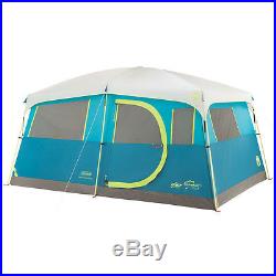 Coleman Tenaya Lake 8 Person Instant Cabin WeatherTec Camping Tent with 6 Chairs