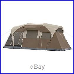 Coleman WeatherMaster 6 Person SCREENED TENT, Family Cabin CAMPING TENT, Brown