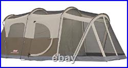 Coleman WeatherMaster 6-Person Tent with Screen Room 2166924 17ft. X 9ft Brown