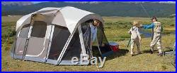 Coleman WeatherMaster Screen 6 Person Two Room Tent Hinged Door Camping Outdoor