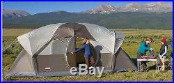 Coleman Weathermaster 10-Person, 2-Room Dome Camping Tent, Free Shipping, New
