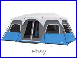 Core Equipment Lighted 12 Person Instant Cabin Tent, Blue/Gray, 40064, cs2-7594