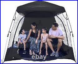 CoverU Tent Pod SUN Protection-Pop Up 4 Person Hot Climate Canopy Shelter, Black