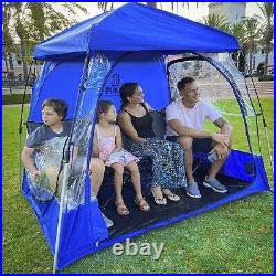 CoverU Tent Pod SUN Protection-Pop up 3-4 Person Climate Canopy Shelter Blue