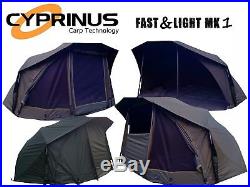 Cyprinus Fast & Light 60 Carp Fishing Brolly Bivvy System 14000HH