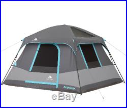 Dark Rest Cabin Tent 10' x 9' Ground Vent Gray Polyester All Season Sleeps 6 NEW