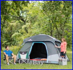 Dark Rest Cabin Tent 10' x 9' Ground Vent Gray Polyester All Season Sleeps 6 NEW