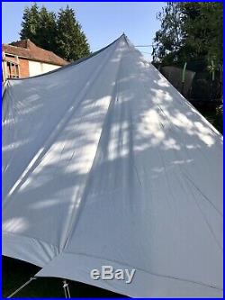 De Wit Noord Holland A Classic 4 Berth Dutch Canvas Pyramid Tent + Awning