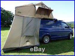 Deluxe 3 Man 1.4M 4X4 Roof Tent 2-3 Person + Annex + Ladder Overland Expedition