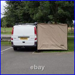 Direct4x4 Expedition Pullout Awning 2.5mx2.2m Granite Grey Side Windbreak Wall