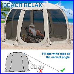 DoCred Pop Up Screen House Room Patio Canopy Tent Gazebo Outdoor Camping Tent