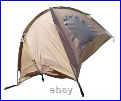 EUREKA USMC 2 MAN COMBAT TENT GREEN/DESERT REVERSIBLE With RAINFLY & POLES