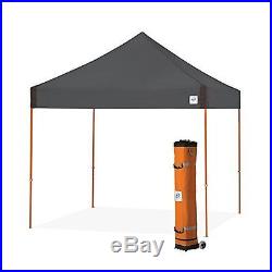 E-Z UP Vantage Instant Shelter Canopy, 10 by 10ft, Steel Grey-VG3SO10SG NEW