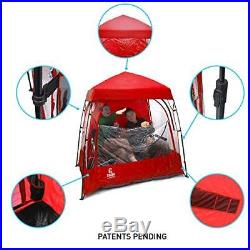 EasyGoProducts CoverU Sports Shelter 2 Person Weather Tent Pod (RED) Pate