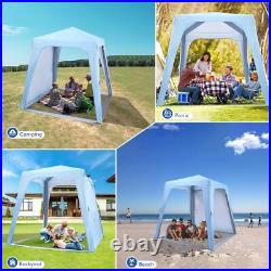 Elegear Inflatable Beach Canopy Tent, 7'x7' Beach Cabana, 30s Setup UPF 50+ UV P Elegear Inflatable Beach Canopy Tent, 7'x7' Beach Cabana, 30s Setup UPF 50+ UV P