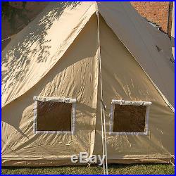 Emperor Bell Tent 100% Canvas Zipped in groundsheet by Bell Tent Boutique
