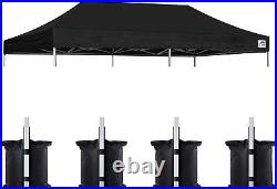 Eurmax USA 10x20 Pop Up Canopy Replacement Canopy Tent Top Cover, only canopy top