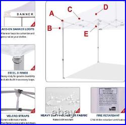 Eurmax USA 10x20 Pop Up Canopy Replacement Canopy Tent Top Cover, only canopy top