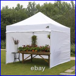 Eurmax USA Premium 10'x10' Ez Pop-up Canopy Tent with Removable Sidewalls