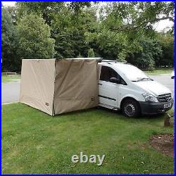 Direct4x4 Expedition Pullout Awning 2.5mx2.2m Desert Sand Side Wall Windbreak 