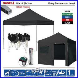 Ez POP UP Commercial Canopy 10x10 Wedding Party Tent Outdoor Event Patio Gazebo
