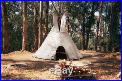 FIRE CERTIFIED 22' CHEYENNE STYLE tipi/teepee, PACKAGE With 5 foot liner