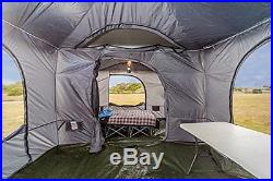 Family Cabin Camping Tent Standing Head Room 8.5 feet 4 Screen Doors Easy Set Up