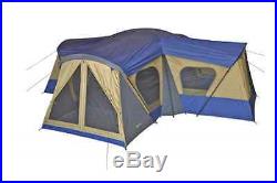 Family Cabin Tent14 Person Base Camp 4 Rooms Outdoor Hiking Camping Shelter New