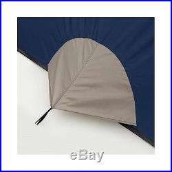 Family Cabin Tent 10 Person 2 Room Rainfly Included Instant Blue Camping Shelter