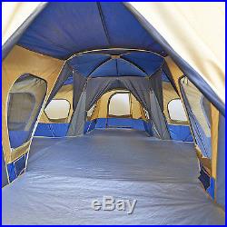 Family Cabin Tent 14 Person Base Camp 4 Rooms Hiking Camping Shelter Outdoor