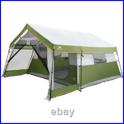 Family Cabin Tent 8-Person Outdoor Camping Tent Portable 1 Room with Screen Porch