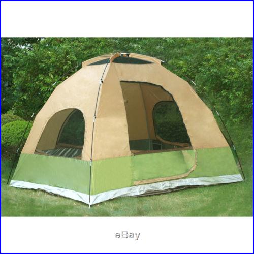 Family Camping Dome 5 6 Person 4-Season Outdoor 9' x 7' Easy Tent 71'' Height