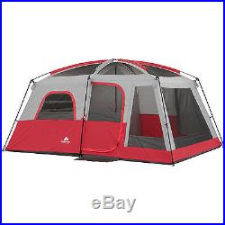 Family Camping Tent 10 Person 2 Room Cabin Large Outdoor Equipment Hiking Gear