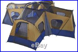 Family Camping Tent Large Outdoor Cabin Instant 4 Room 14 Person Camp Shelter