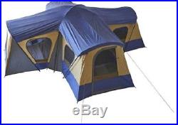 Family Camping Tent Large Outdoor Cabin Instant 4 Room 14 Person Camp Shelter