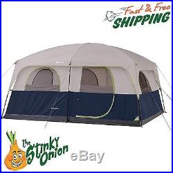 Family Camping Tents 10 Person 2 Room Cabin Tent