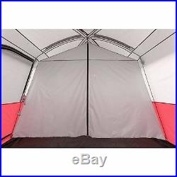 Family Outdoor Tent Red 10 Person 2 Camping Outdoors Hiking Room Instant Cabin