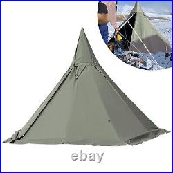 Fast Shipping Teepee Tent Camping Pyramid 2 Doors Tent Teepee Tent for 4 Person